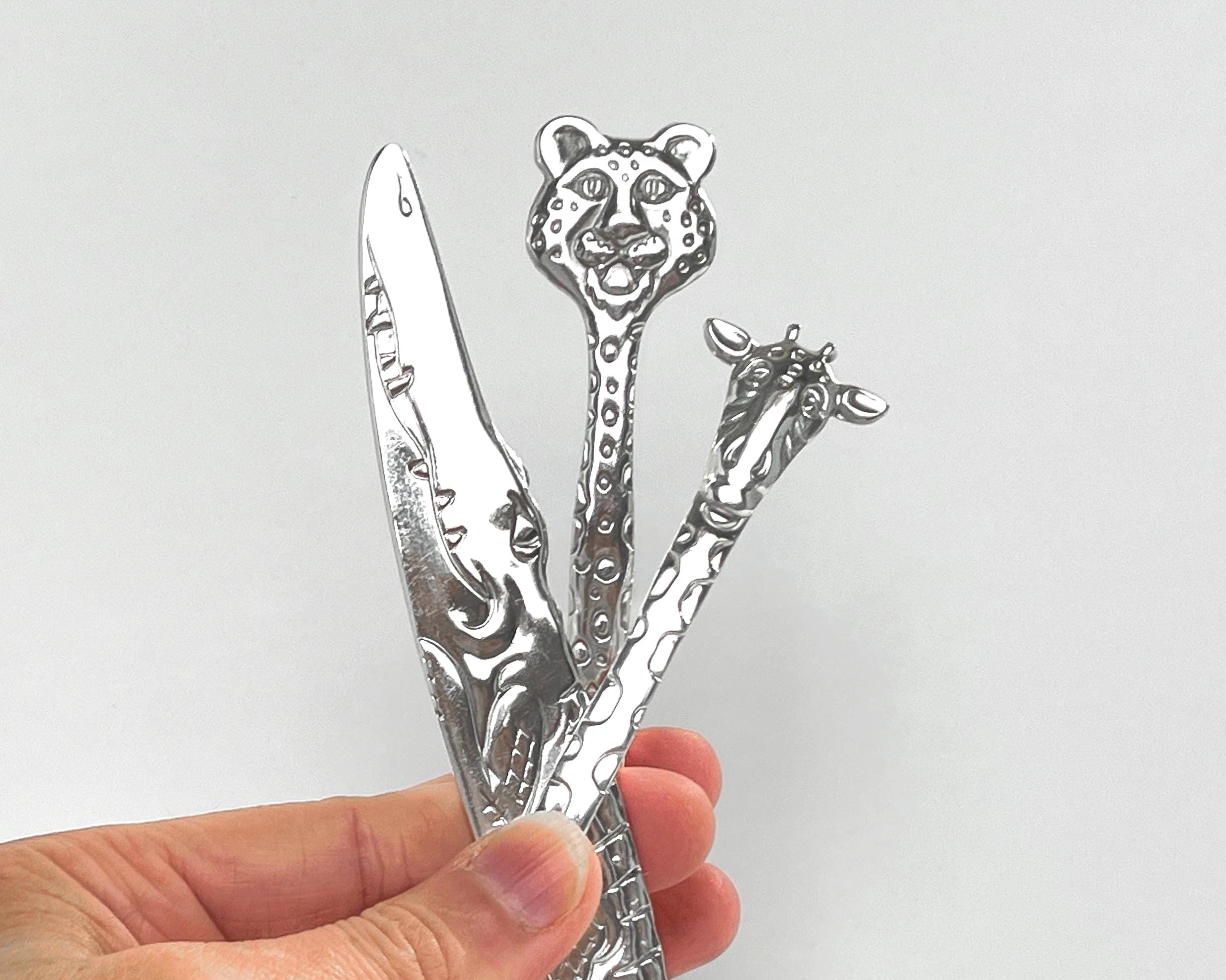 Reed & Barton シルバーサファリ カトラリー ワニ キリン Reed & Barton シルバーサファリ カトラリー ワニ キリン