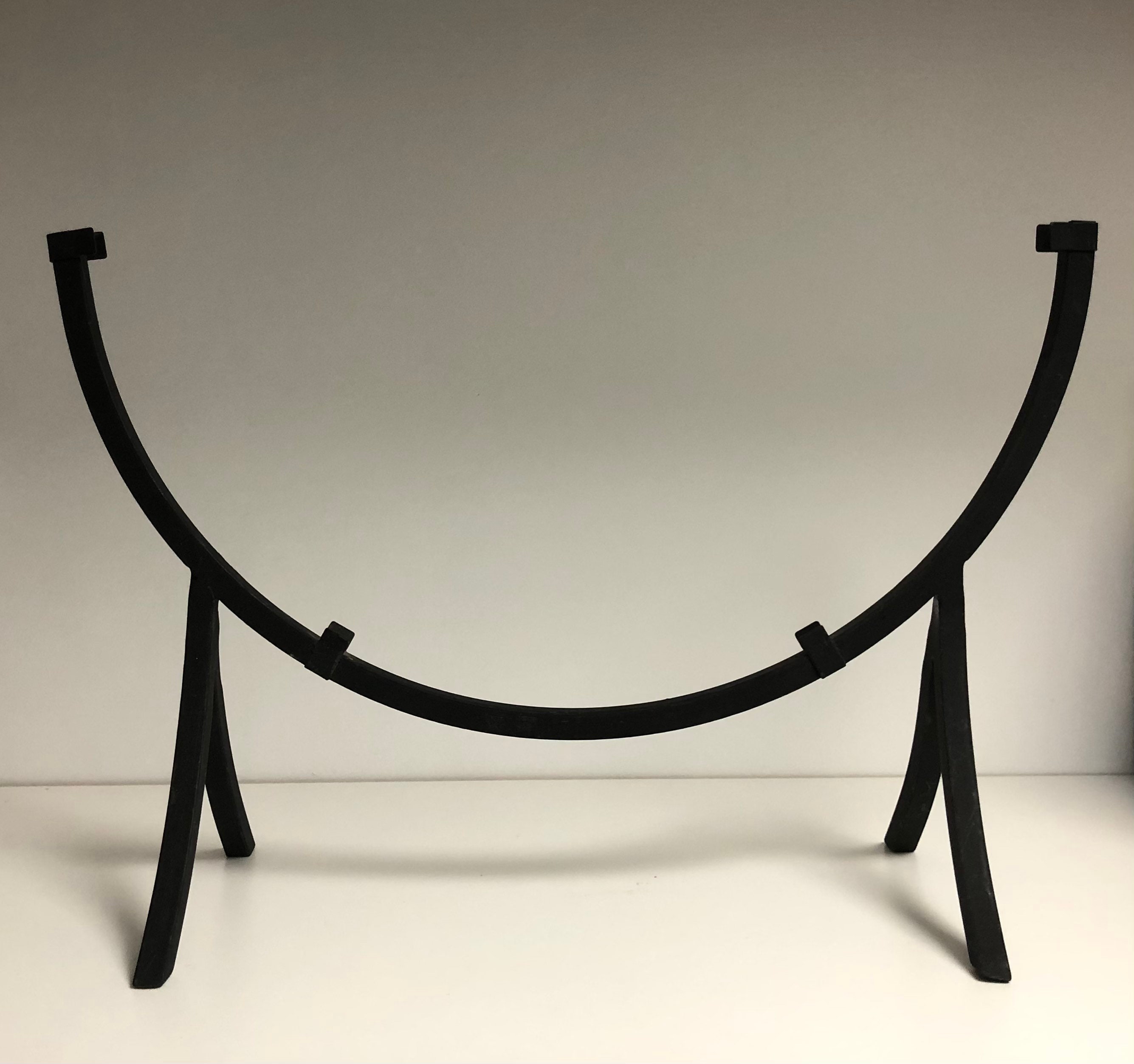 14 Wrought Iron Display Stand Black Etsy