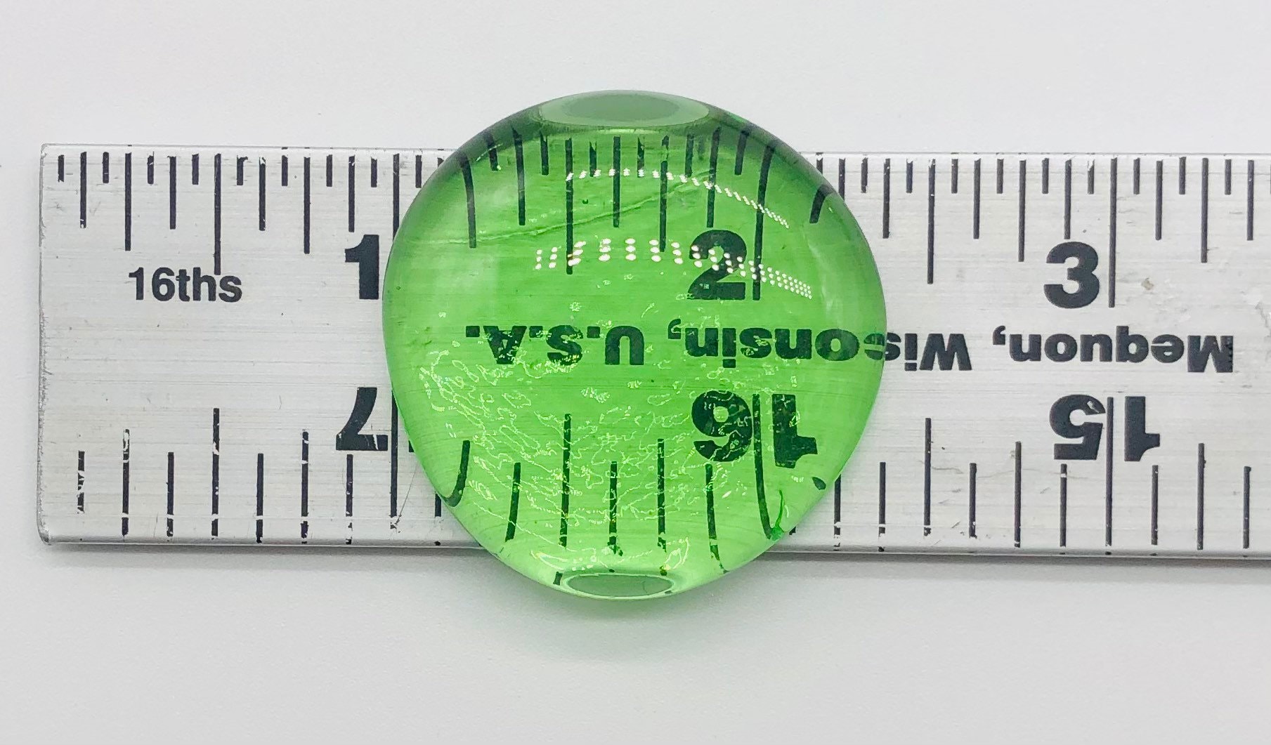 Large Flat Glass Marbles Light Green Transparent Glass Gems Etsy