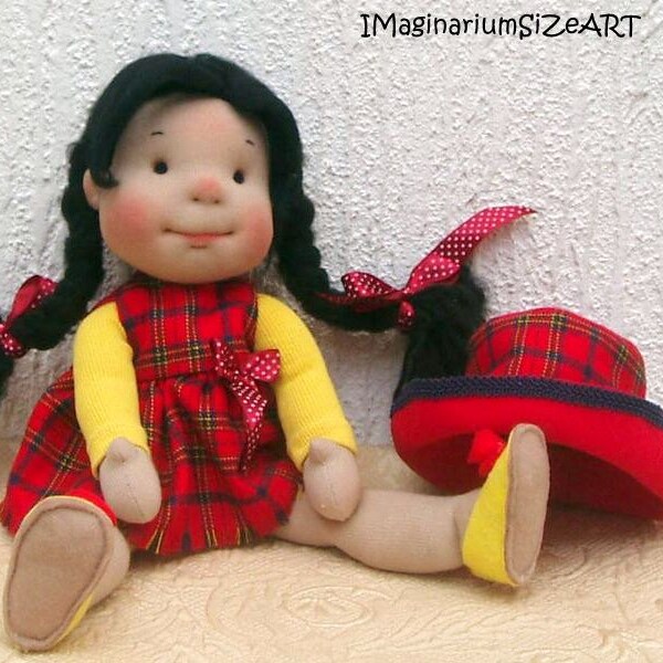 Waldorf Doll, Steiner Doll, Fabric Doll, Cloth Doll,Waldorf Toy Handmade Doll, Gift Doll, Toy Doll. Doll for girls,Soft Doll