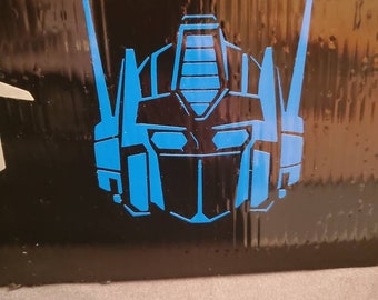 Transformers Autobot adesivo decalcomania da finestrino auto colore nero