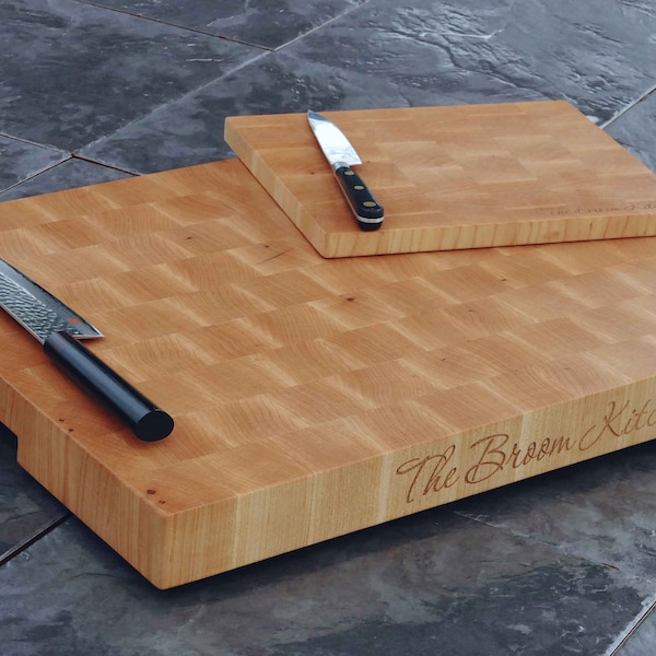 Made To Order American Maple End Grain Chopping Board| End Grain Cutting Board| Chopping Block| Personalised Chopping Board| Christmas Gift