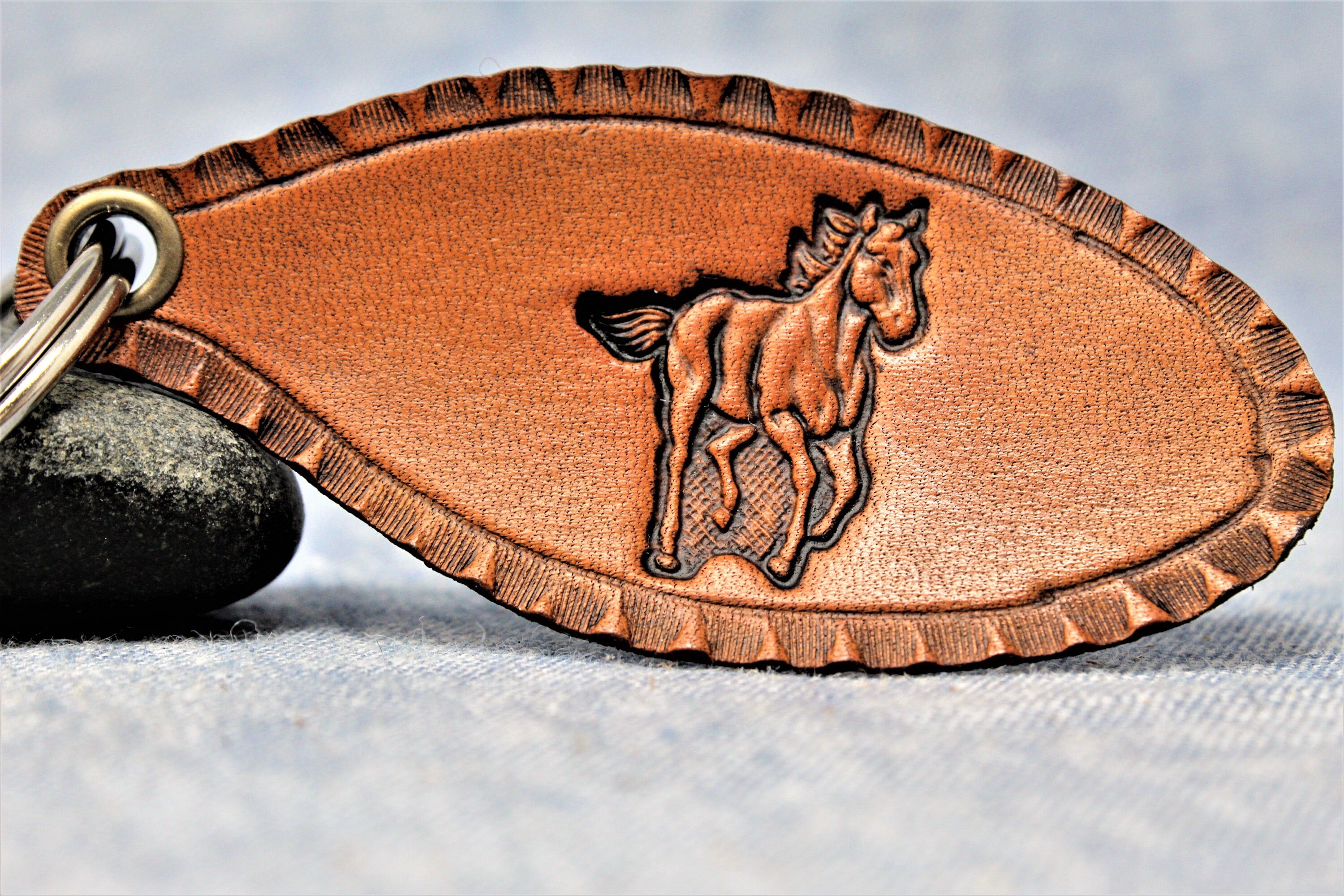 Horse Keychains Leather Keychain Women's Horse Gift Etsy