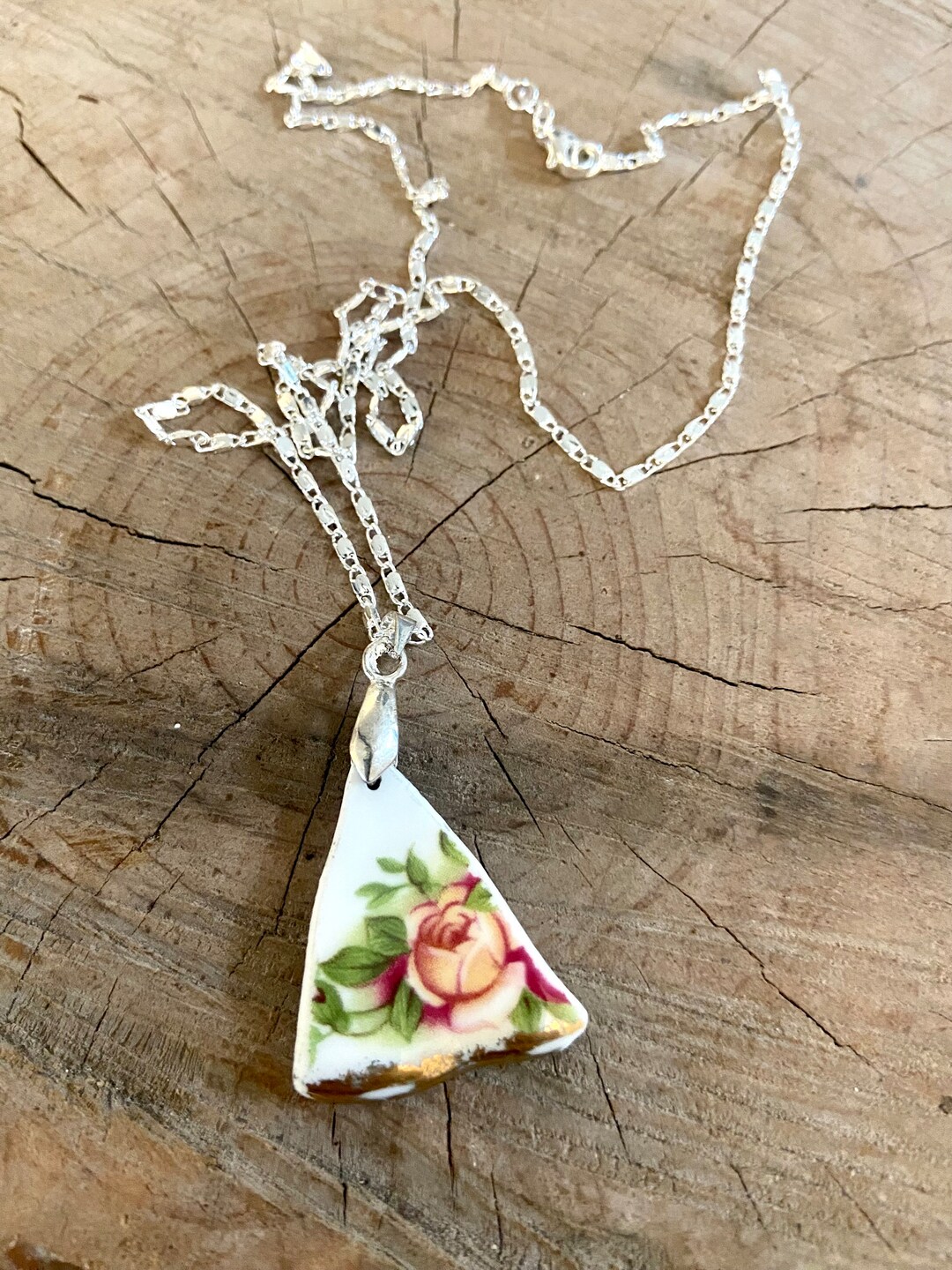 Vintage Mid Century Orange Rose Ceramic Recycled Into a Beautiful ...