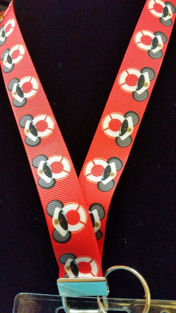 Captain Mickey Mouse Cruise Lanyard DCL Lanyard Disney Lanyard Nurse  Lanyard Student Lanyard Disneyland Lanyard Fish Extender 