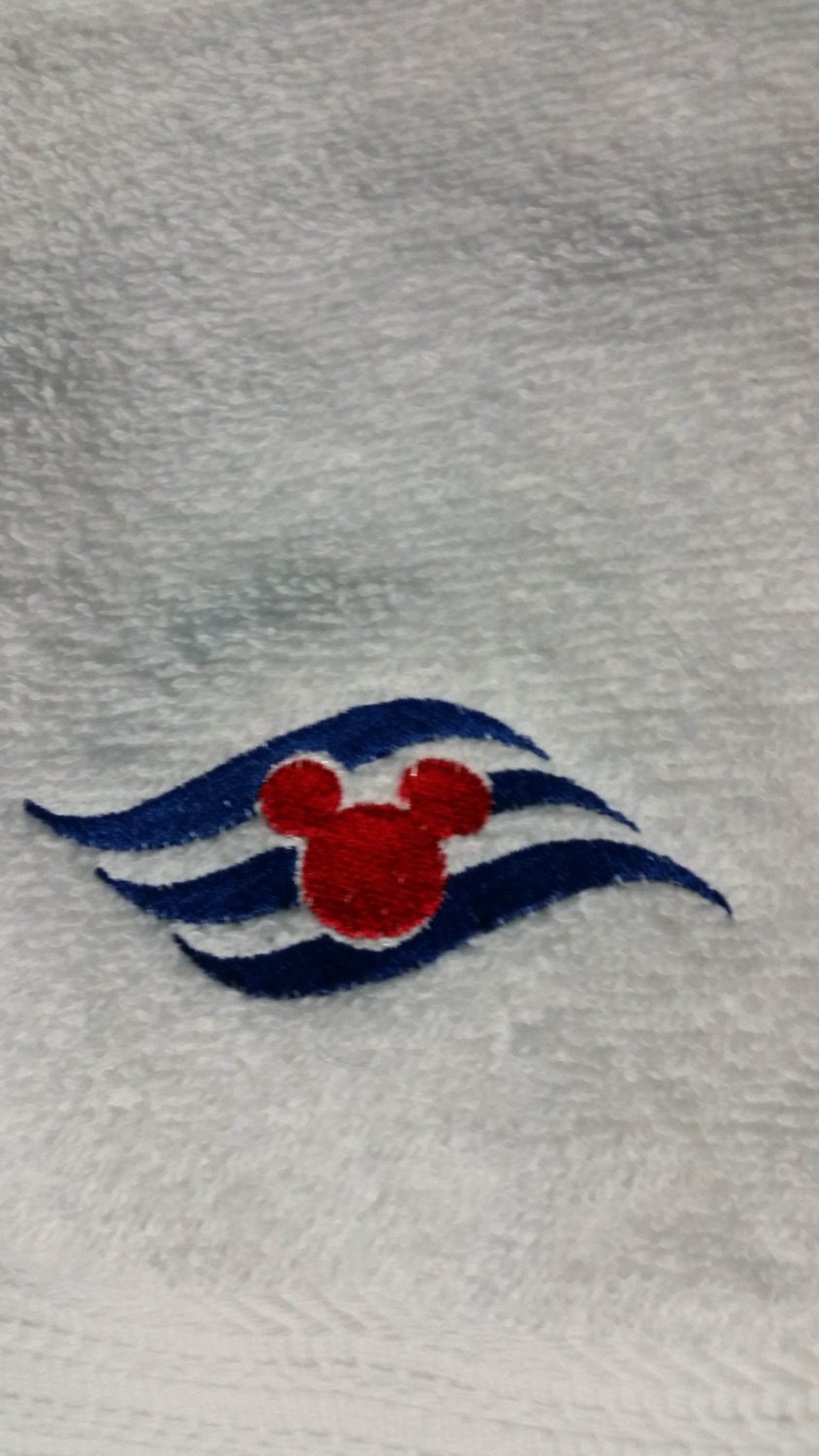 Embroidered Disney Cruise Line Logo Hand Towel Disney Fish Etsy