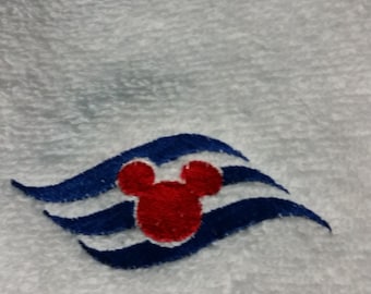Disney Cruise Line Logo Embroidered Towels, Disney Cruise Line