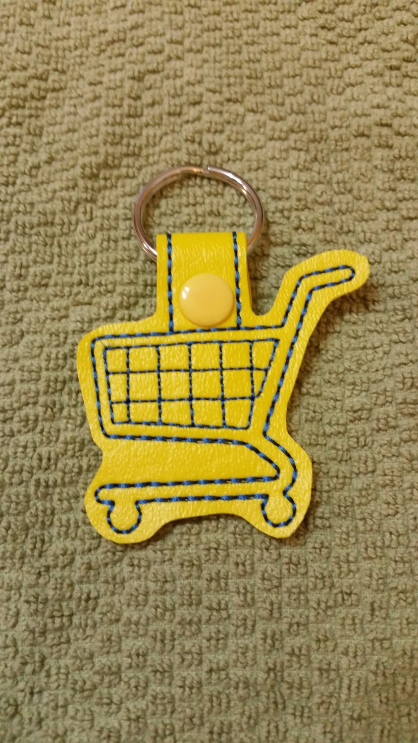 Shopping Cart Quarter Holder Key Chain Aldi Shopping Cart Etsy