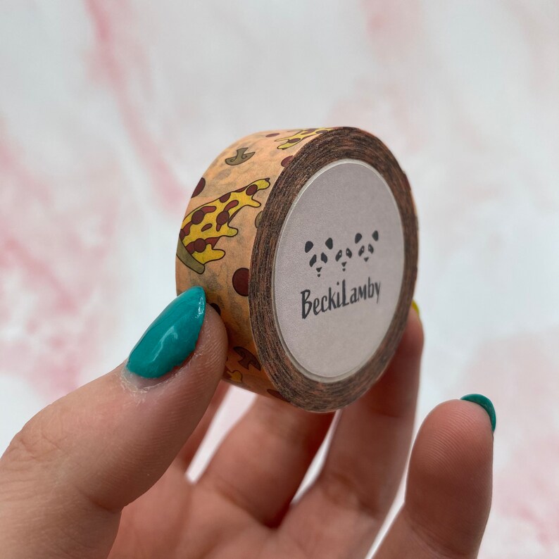 Pizza Washi Tape. Eco Friendly Paper Tape. Etsy