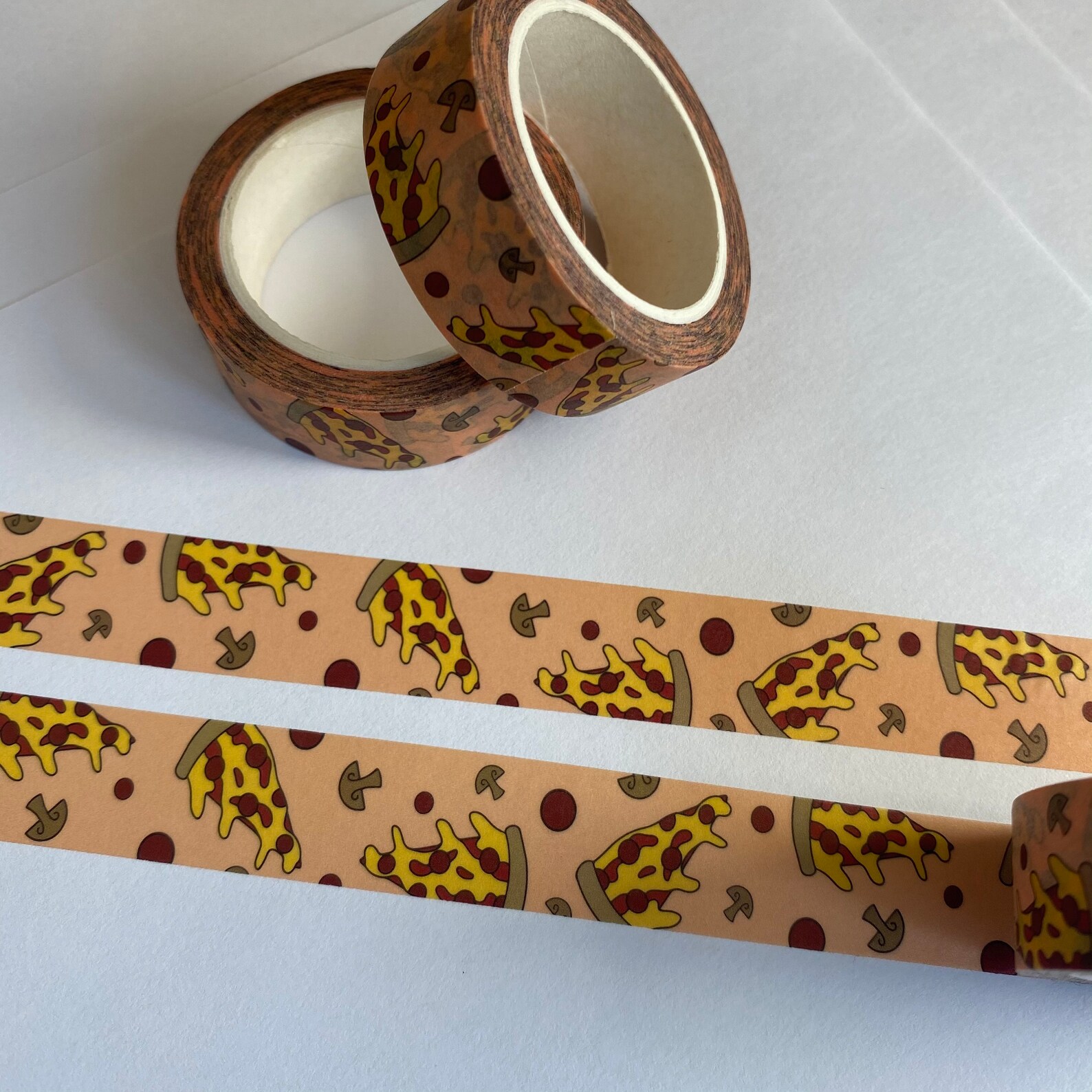 Pizza Washi Tape. Eco Friendly Paper Tape. Etsy