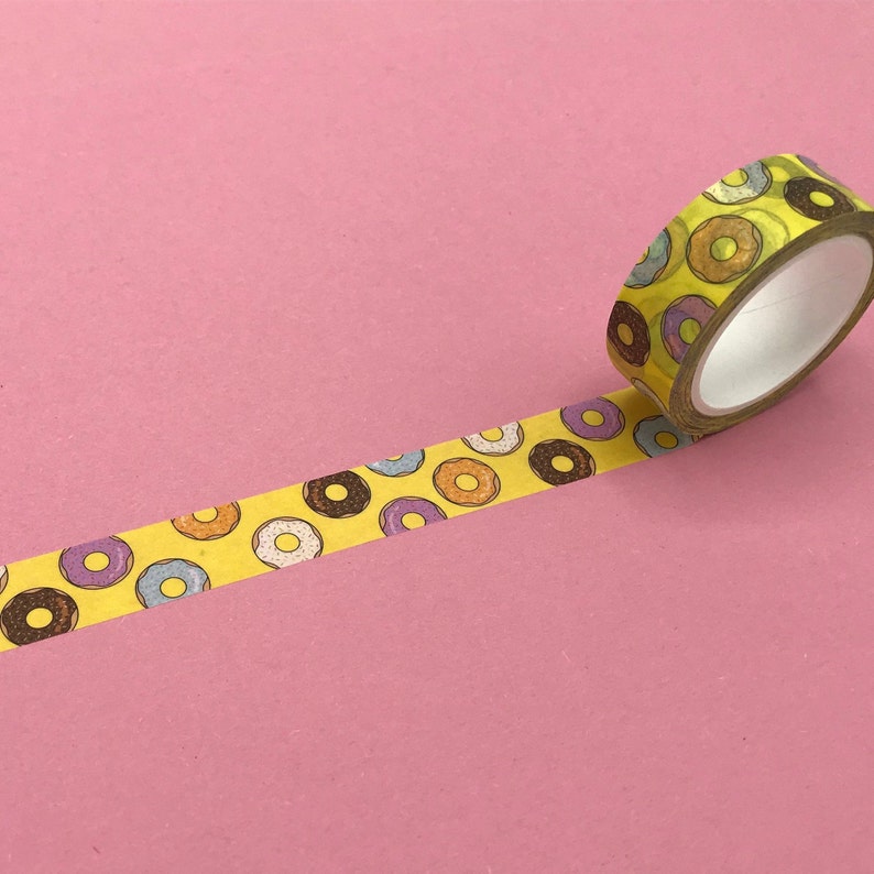 Donut Washi Tape. Eco Friendly Paper Tape. Etsy