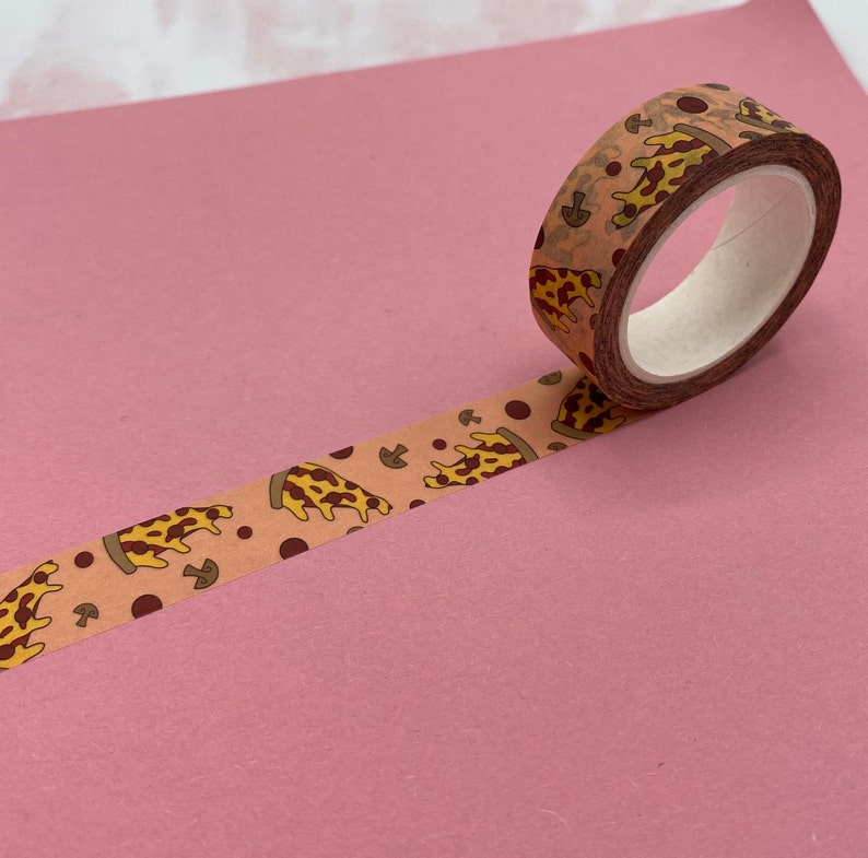 Pizza Washi Tape. Eco Friendly Paper Tape. Etsy