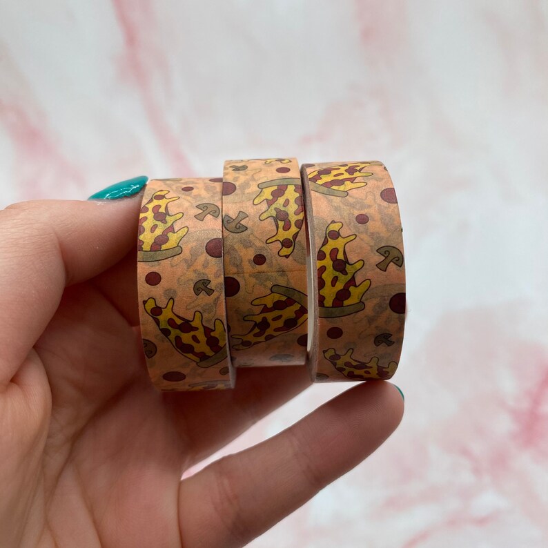 Pizza Washi Tape. Eco Friendly Paper Tape. Etsy