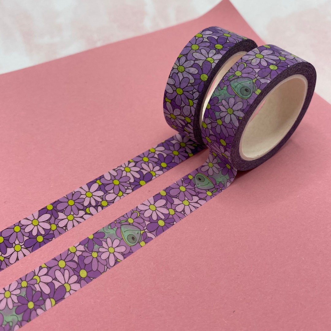 Flower Power Washi Tape Multipack. Eco Friendly Paper Tape. Etsy