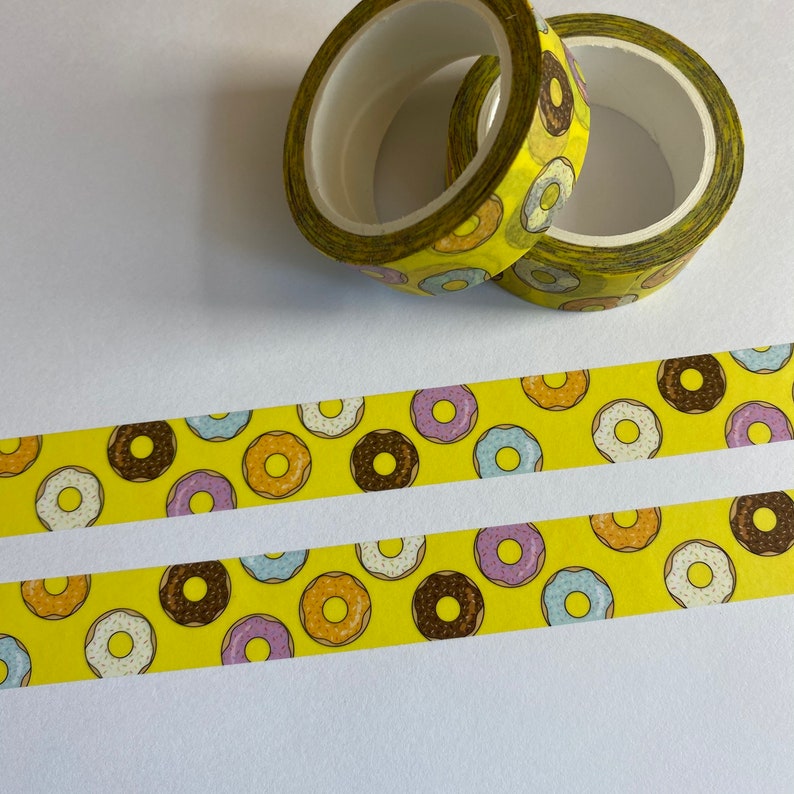 Donut Washi Tape. Eco Friendly Paper Tape. Etsy