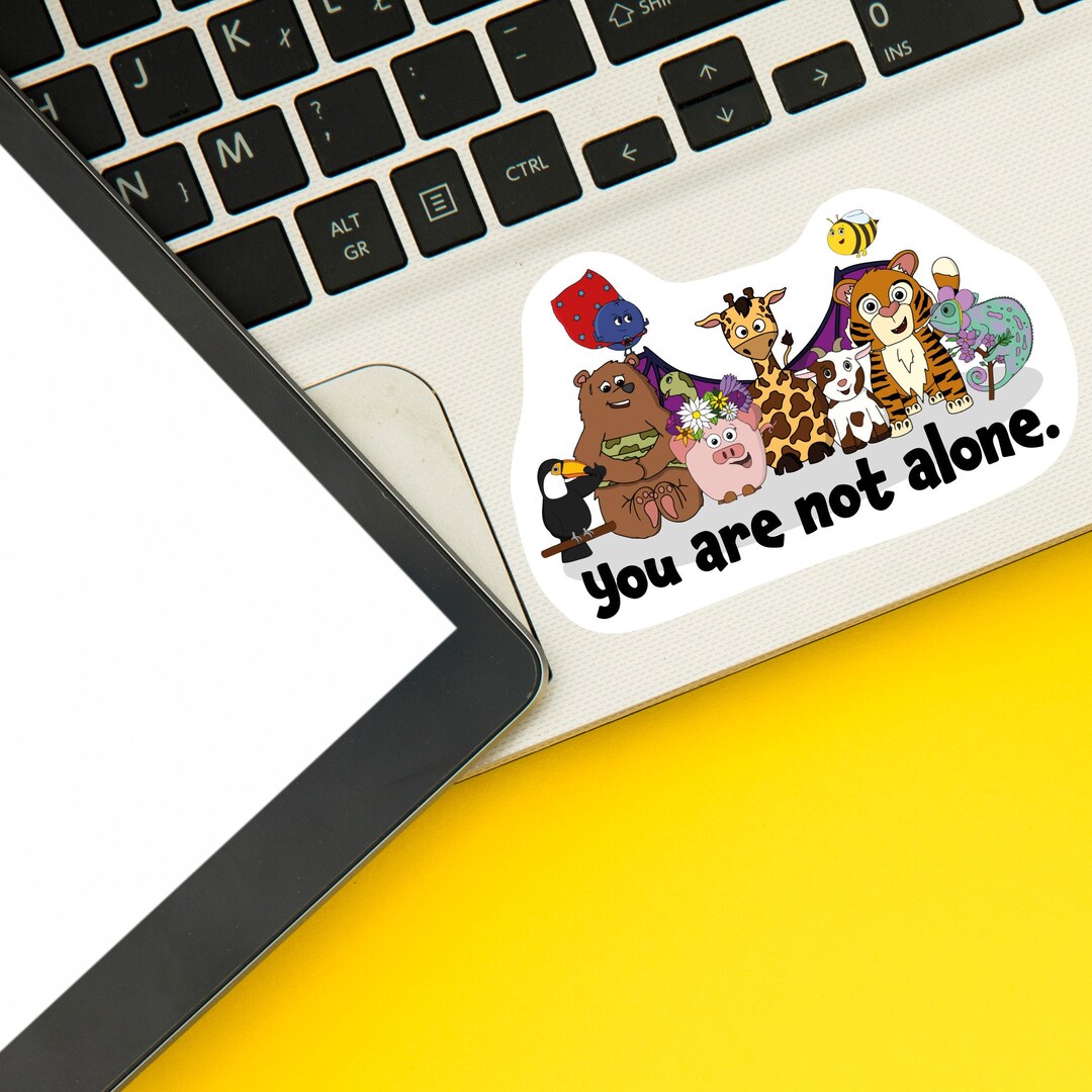 Not Single Sticker You Are Not Alone Sticker - Etsy