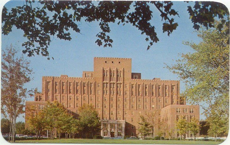 Toledo Hospital Organised in 1874 TOLEDO Ohio Vintage Postcard
