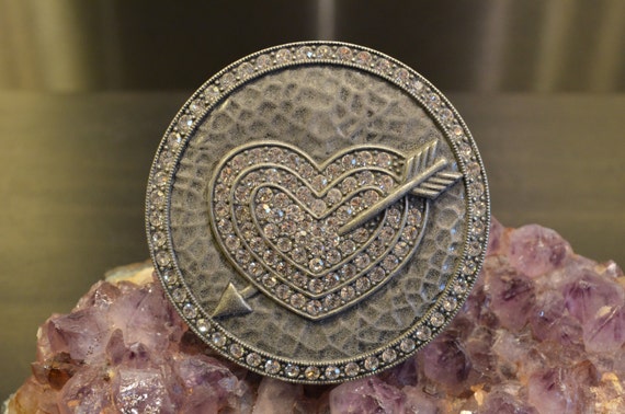 Beautiful Belt Buckle, Heart, Love, Cupid, Contemporary 