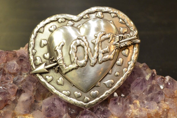 Beautiful Belt Buckle, Heart, Love, Cupid, Valentine display picture 3