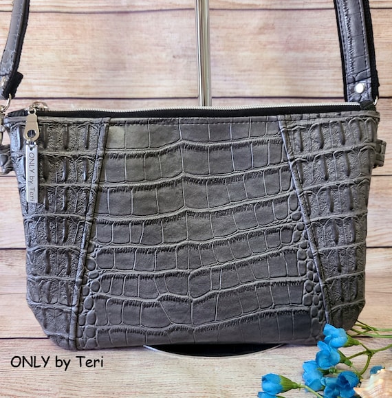 ALDO Faux Crocodile Leather Handbag | Shopee Philippines