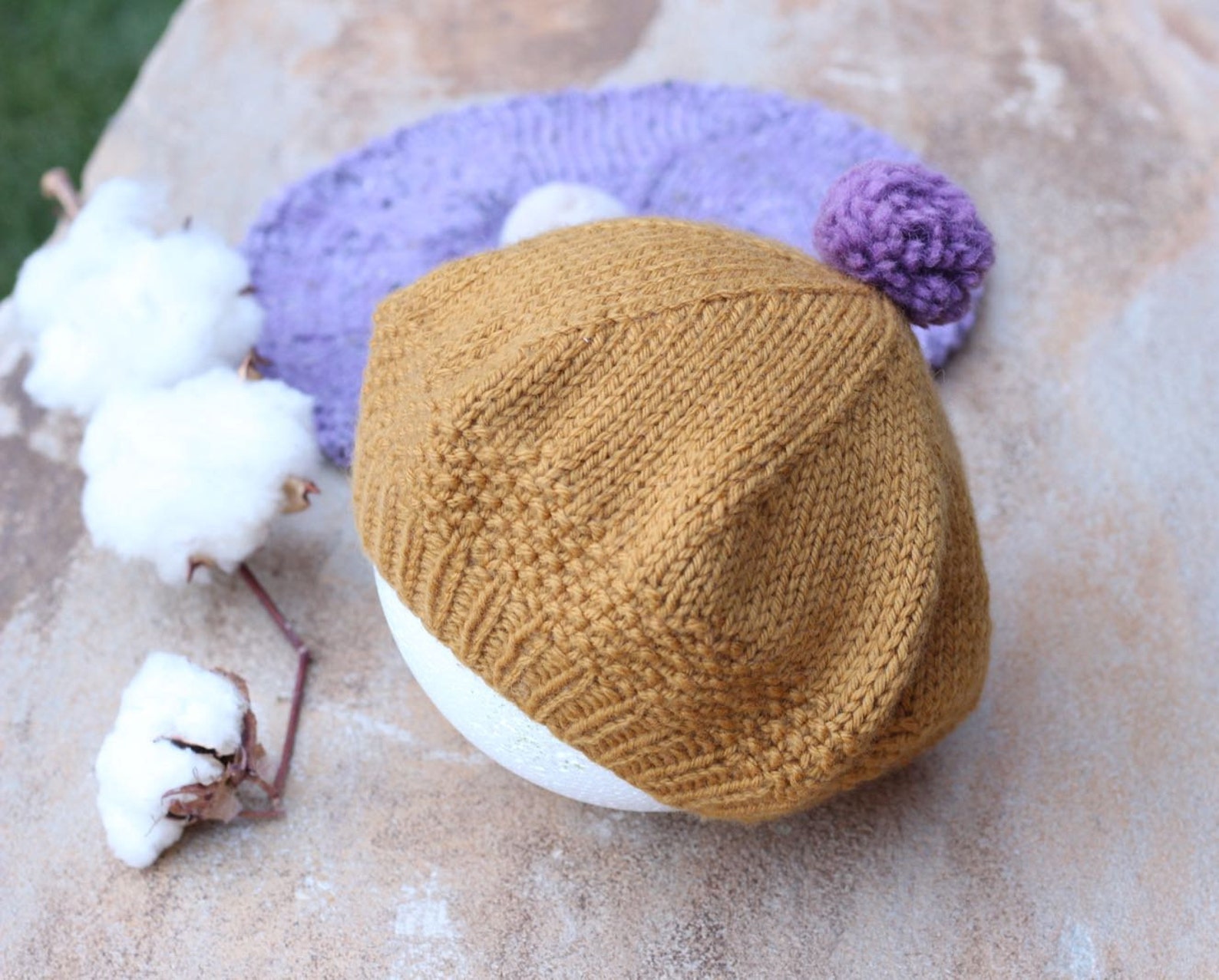 French Beret Hat KNITTING PATTERN Beret for Kids Toddler Hat Etsy