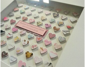 Large framed primo Baby carte HeartFrame, Personalizza il tuo Baby Cards