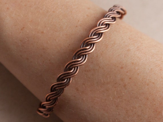 Chain Mail Copper Bracelet 2 — Crafted in Colorado
