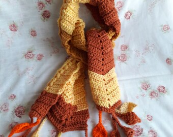 Women's scarf, Crochet Men's Scarf, crochet scarf, scarf for women, fall scarf, autumn scarf