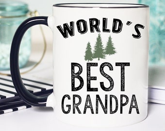 Worlds Best Grandpa, Grandpa Mug, Gifts for Grandpa, Grandpa Coffee Mug, Grandfather Gift, Coffee Mug, Papa Mug, worlds best Dad, dadgift