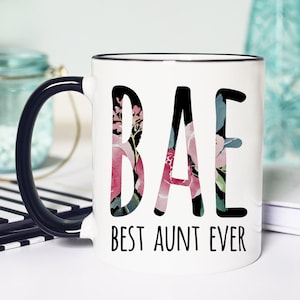 Bae Best Aunt Ever Mug, Bae Mug Best Aunt Ever Mug, Aunt Mug, Aunt Gift, Aunt Coffee Mug, Best Aunt, New Aunt, Best Aunt Ever Bae image 1