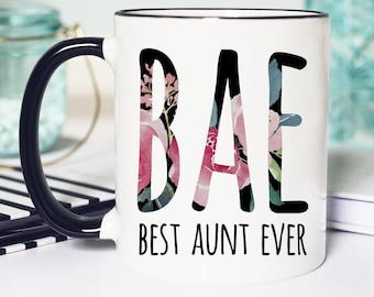 Bae Best Aunt Ever Mug, Bae Mug Best Aunt Ever Mug, Aunt Mug, Aunt Gift, Aunt Coffee Mug, Best Aunt, New Aunt, Best Aunt Ever Bae