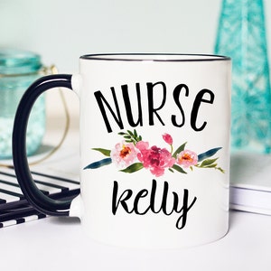 Nurse Mug, Nurse Gifts, Personalized Mug, Gifts for Nurse, Nurse Coffee Mug, Nurse Appreciation, Custom Mug, Registered Nurse Mug, Nurse Cup