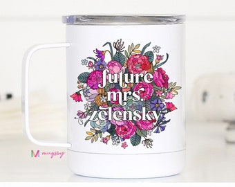 Future Mrs, From Ms to Mrs, Personalized Engagement Gift, Personalized Mug, Engagement Gift, Engagement Mug, Future Mrs Mug, Travel Mug