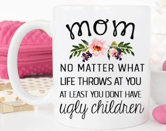 Funny Christmas Mug for Mom, Christmas Mug for Mom, Mom Mug from Daughter Funny, Christmas Mug for Mom From Daughter, Mom Mug, Funny Mom Mug