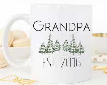 Grandfather Mug, Grandfather to be, New Grandfather, Grandfather Gift, Grandpa Gift, Grandpa Mug, Pregnancy Reveal Grandparents, Coffee Mug