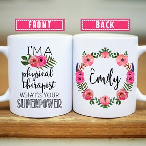 Physical Therapy Superpower Mug, PT superpower mug,  Pt graduation mug, Physical Therapist Gifts, Graduation Mug for Pt, Pt gifts, Pt Mug