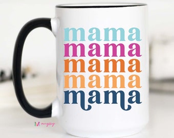 Mom Life, Mom Cup, Mothers Day Gift, Mothers Day Cup, Gift for Mom, Personalized Mug, Ombre Mom Mug, Funny Mom Mug, Snarky Mug, Rainbow Mom