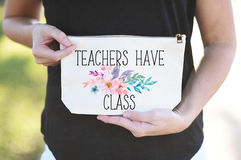 Teacher Pencil Pouch Funny Teacher Pencil Punny Teacher image 0