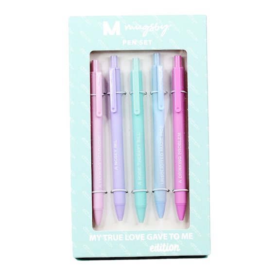 Mugsby - Favorite Teacher Pen Set Edition, Pens, Pen Set, Funny Pens