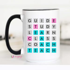 Wordle, Wordle Game, Wordle Mug, Wordle Cup, Funny Wordle, Custom Wordle, Gifts for Her, Gift Ideas, Word Mug, Wordle Gift, Teacher Wordle,