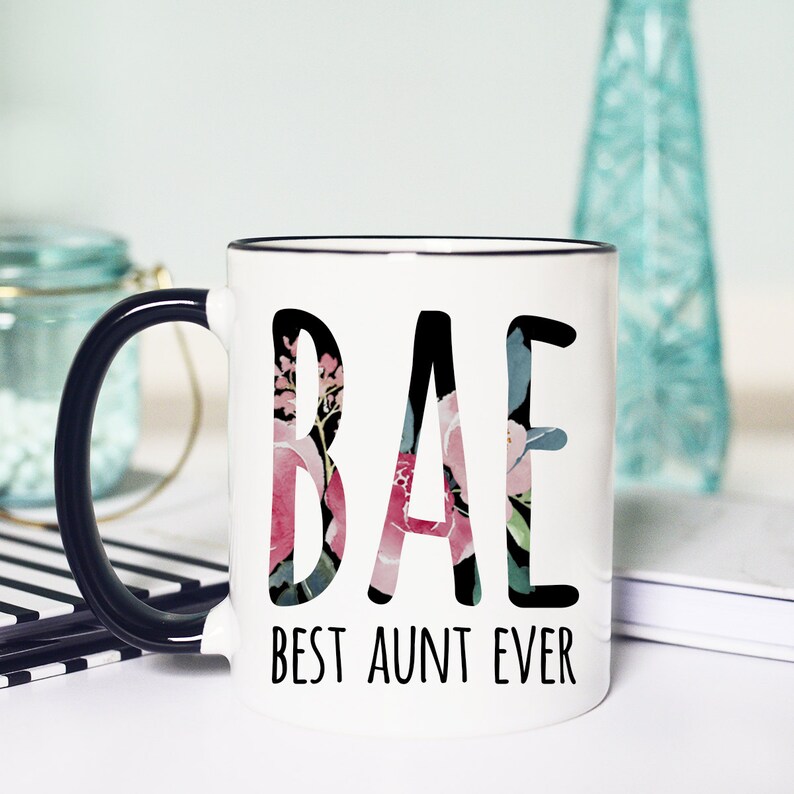 Bae Best Aunt Ever Mug, Bae Mug Best Aunt Ever Mug, Aunt Mug, Aunt Gift, Aunt Coffee Mug, Best Aunt, New Aunt, Best Aunt Ever Bae image 1