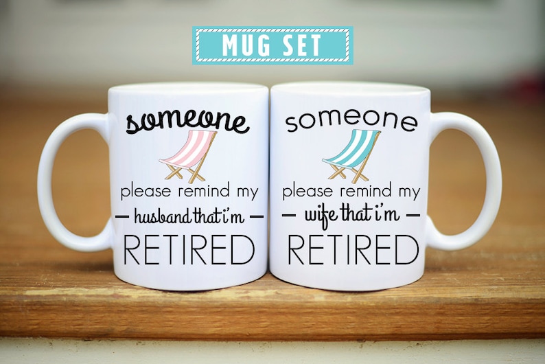 Retirement Gifts Couples Retirement Gifts Retirement Mugs Etsy