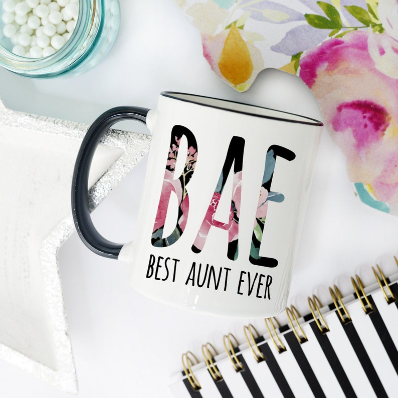 Bae Best Aunt Ever Mug, Bae Mug Best Aunt Ever Mug, Aunt Mug, Aunt Gift, Aunt Coffee Mug, Best Aunt, New Aunt, Best Aunt Ever Bae image 2