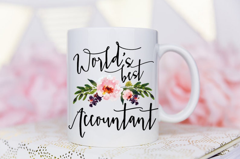 Accountant Gifts Worlds Best Accountant Accountant Mug Etsy