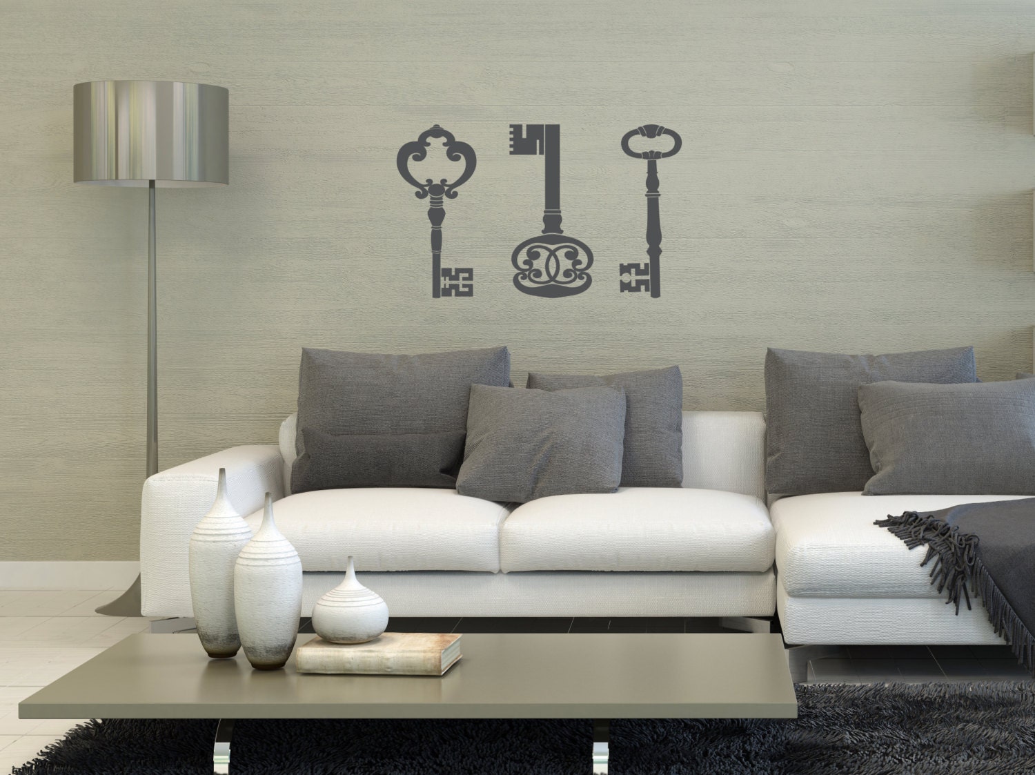 Keys Wall Decal Decor Wall Vinyl Decal Sticker Kitchen Living Etsy