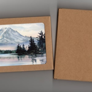 Mt. Rainier blank note cards - eight (8) cards + envelopes