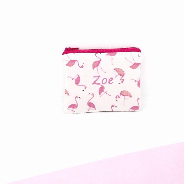 Flamingos Coin Purse, Zipper Pouch, Purse, Coin Pouch, money wallet, …