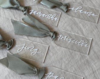 Custom Acrylic Name Tags - Handpainted and Handwritten