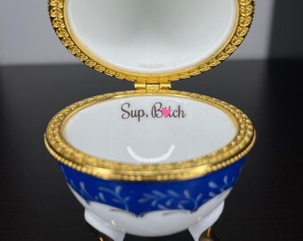 Sup, B*tch | Swear Trinket Box | Jewellery box | Ready Made | Funny Rude Insult Obscenity Profanity | Unique Gift Idea