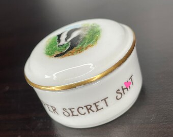 Super Secret Sh*t | Swear Trinket Box | Jewellery box | Ready Made | Funny Rude Insult Obscenity Profanity | Unique Gift Idea